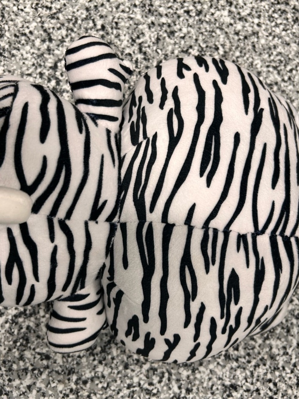 Hello Kitty Black and White Zebra Plush with Pink Bow - Picture 2 of 3